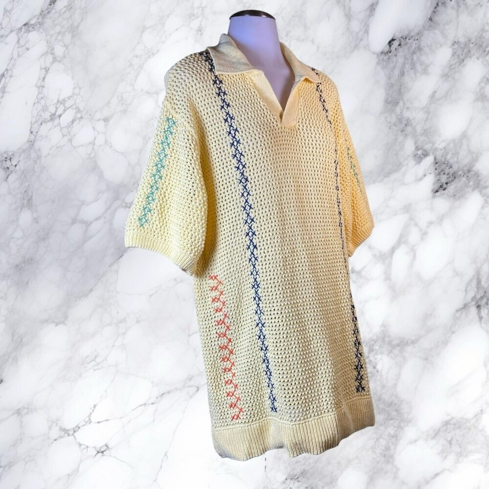 Zara Crochet Knit Shirt - Picture 4 of 11